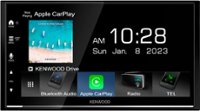 Kenwood - 6.8" - Android Auto & Apple CarPlay - Built-in Bluetooth - In-Dash Digital Media Receiver - Black - Front_Zoom