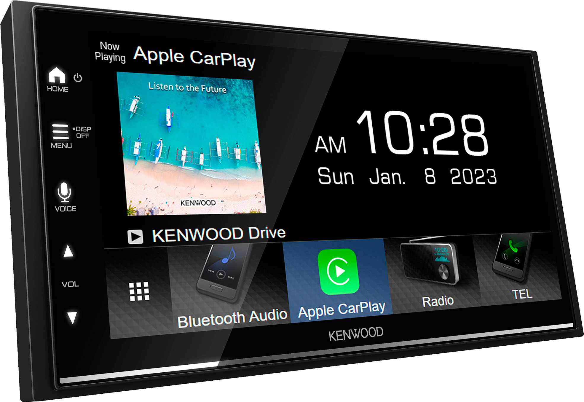 moed wassen verlichten Kenwood 6.8" Android Auto & Apple CarPlay Built-in Bluetooth In-Dash  Digital Media Receiver Black DMX8709S - Best Buy