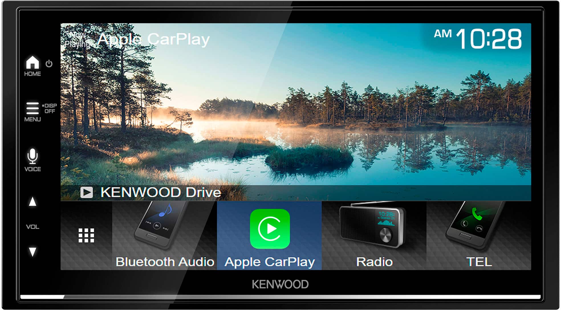 Alt View 13. Kenwood - 6.8" - Android Auto & Apple CarPlay - Built-in Bluetooth - In-Dash Digital Media Receiver - Black.