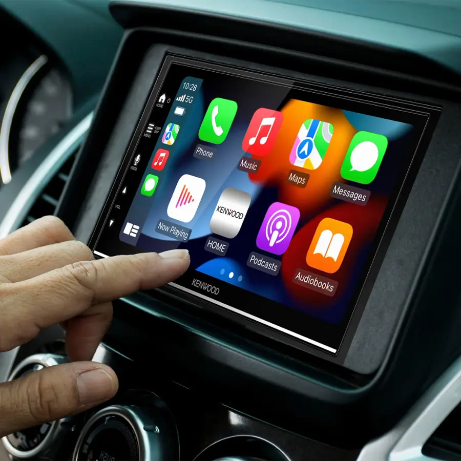 Alt View 15. Kenwood - 6.8" - Android Auto & Apple CarPlay - Built-in Bluetooth - In-Dash Digital Media Receiver - Black.