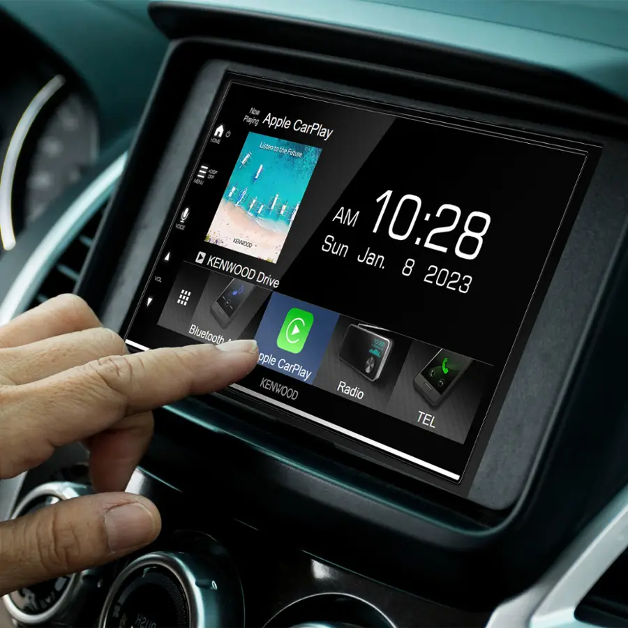 Alt View 19. Kenwood - 6.8" - Android Auto & Apple CarPlay - Built-in Bluetooth - In-Dash Digital Media Receiver - Black.
