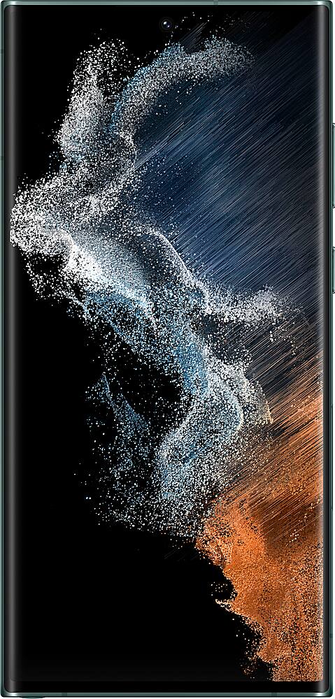 Alt View 15. Samsung - Pre-Owned Galaxy S22 Ultra 5G 128GB (Unlocked) - Green.