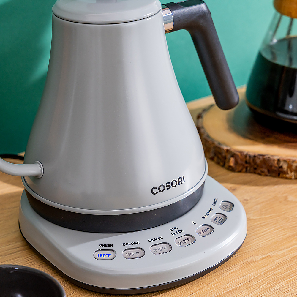 COSORI's Gooseneck Bluetooth Kettle with smartphone control hits