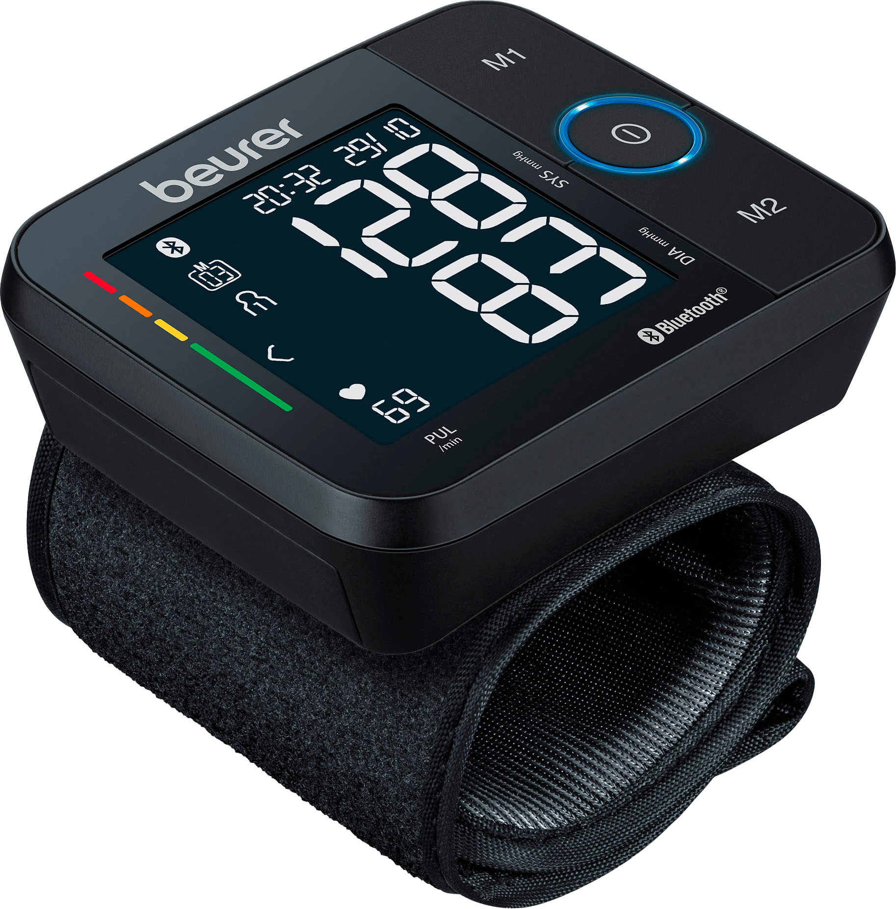 Best Buy: Beurer Bluetooth Wrist Blood Pressure Monitor Black BC54