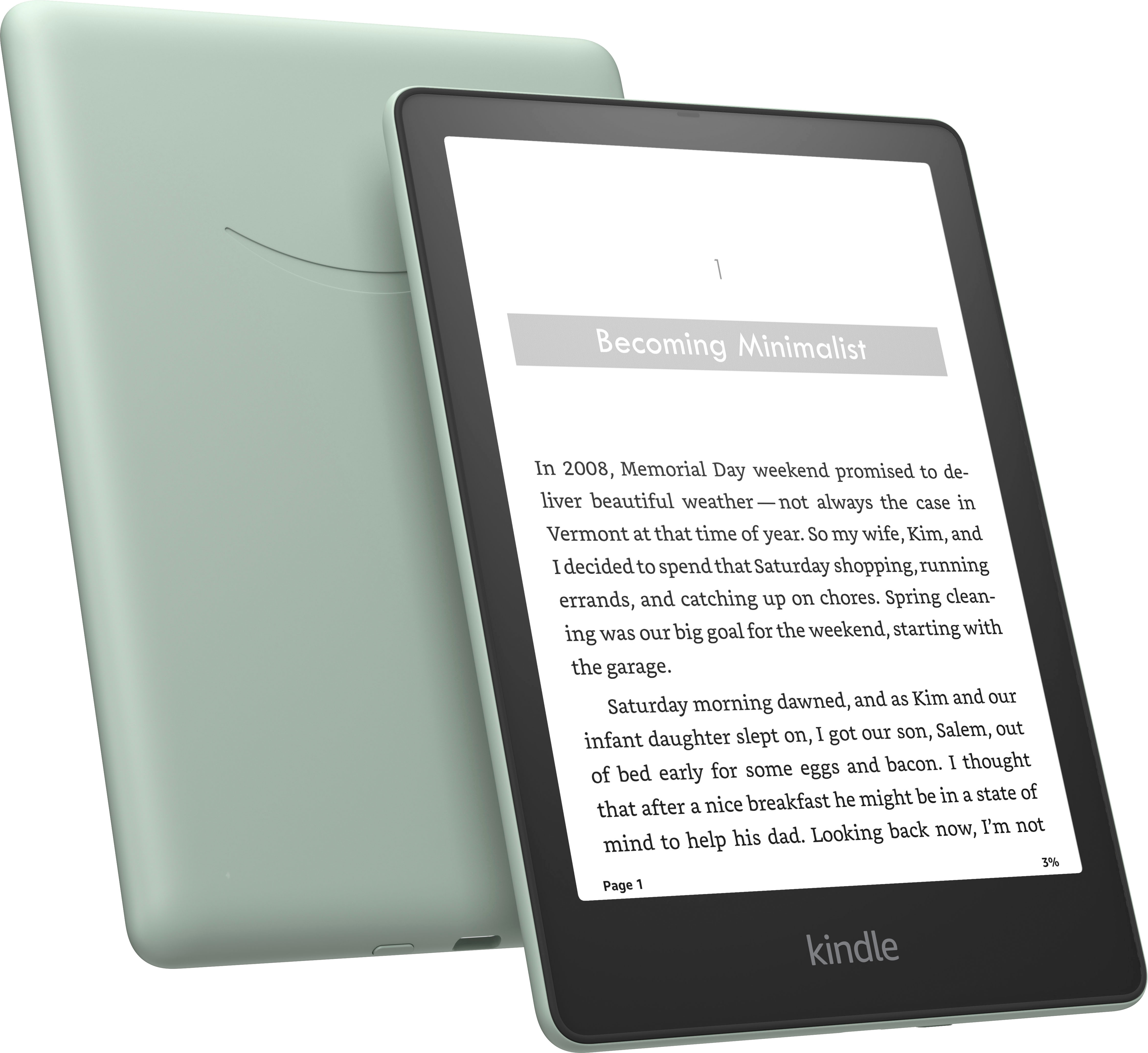 Amazon Kindle Paperwhite Signature Edition 32GB 2023 Agave Green