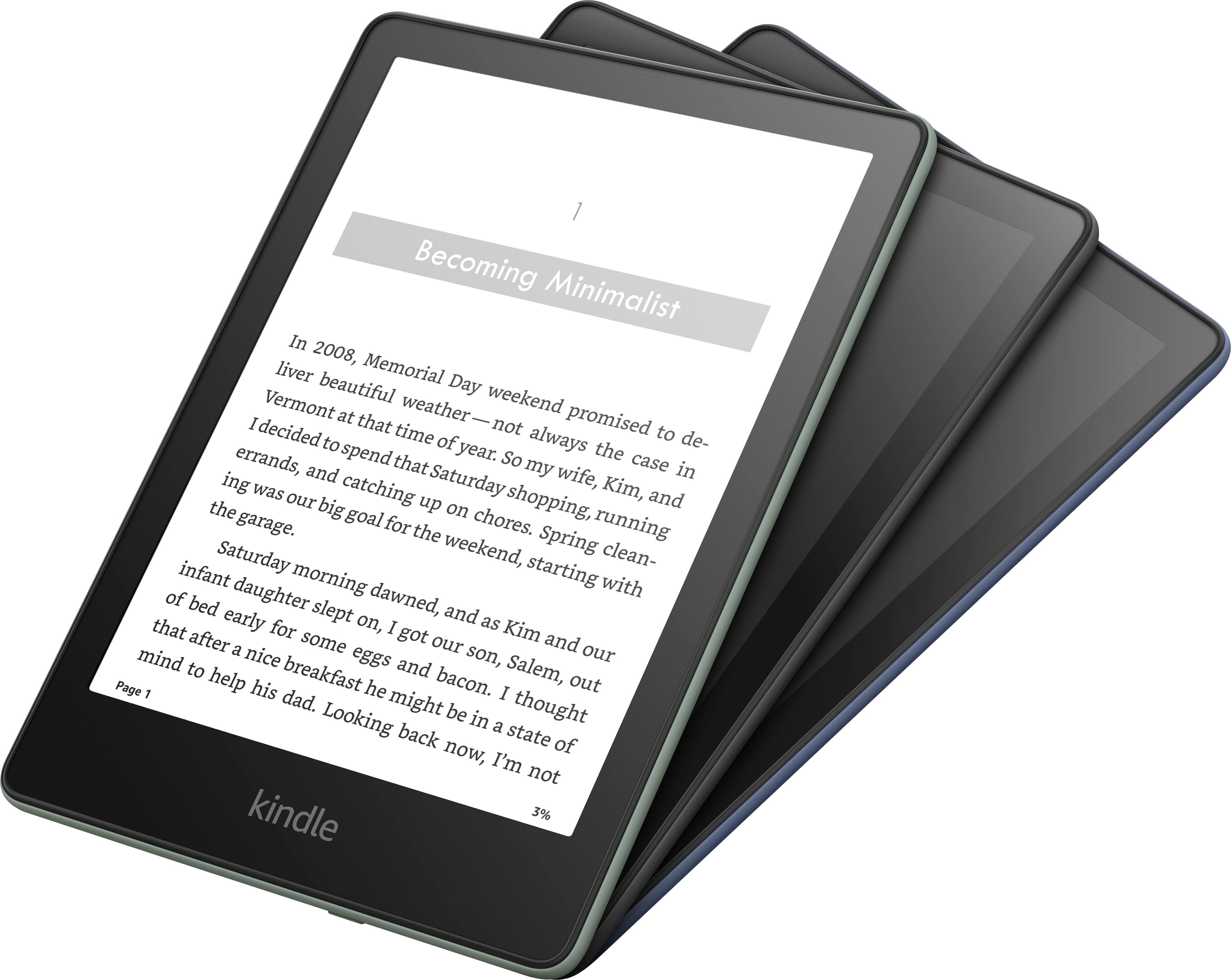 Kindle Paperwhite Signature Edition 32GB 2023 Agave Green B09TN8DRY9  - Best Buy