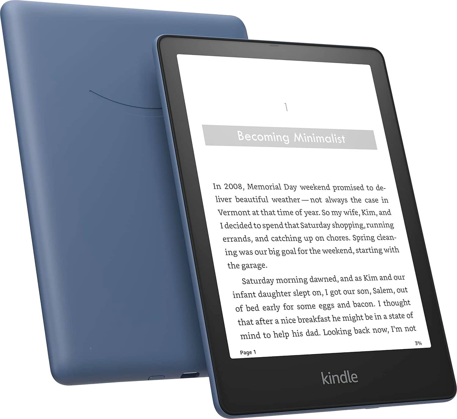 Kindle WP63GW E-reader 6 4GB 7th Gen *** MINT CONDITION n