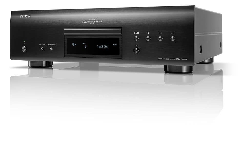 Denon - DCD-1700NE CD/SACD Player - Black - Front_Zoom