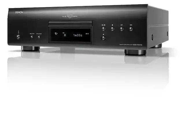 Front. Denon - DCD-1700NE CD/SACD Player - Black.