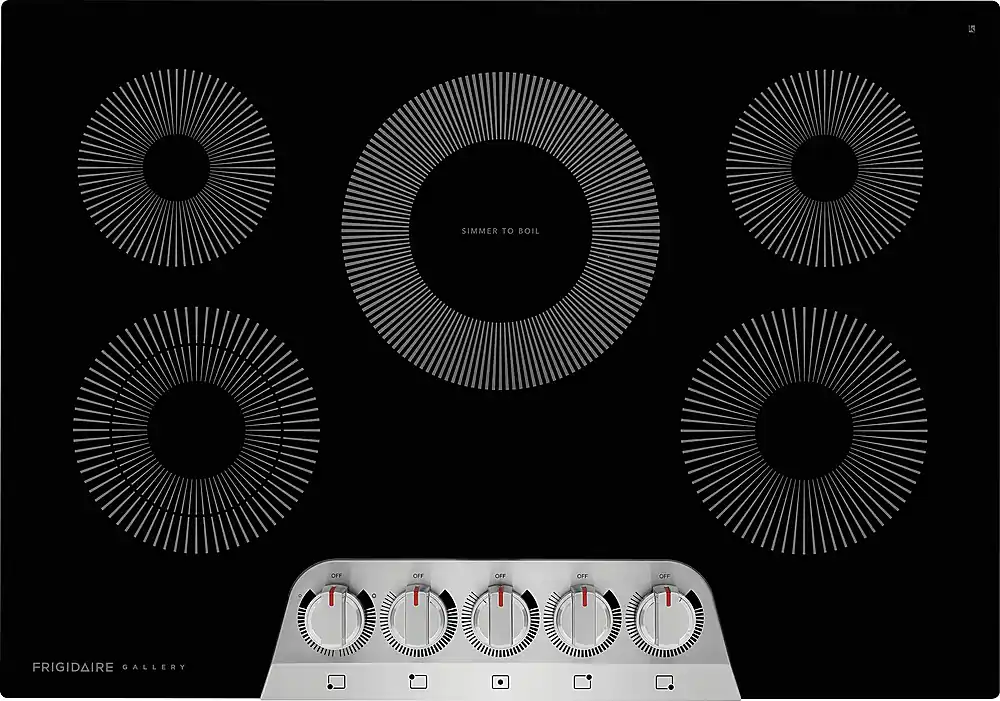 Frigidaire - Gallery 30" Built-In Electric Cooktop - Stainless Steel