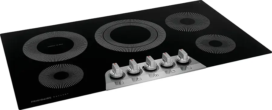 Alt View 14. Frigidaire - Gallery 36 inch Built-In Electric Cooktop - Stainless Steel.