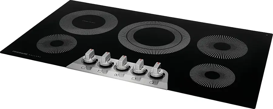 Alt View 15. Frigidaire - Gallery 36 inch Built-In Electric Cooktop - Stainless Steel.