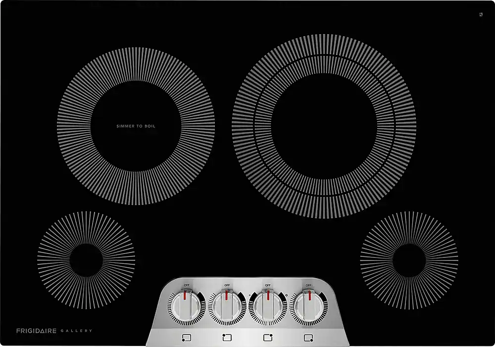 Frigidaire - Gallery 30" Built-In Electric Cooktop - Stainless Steel