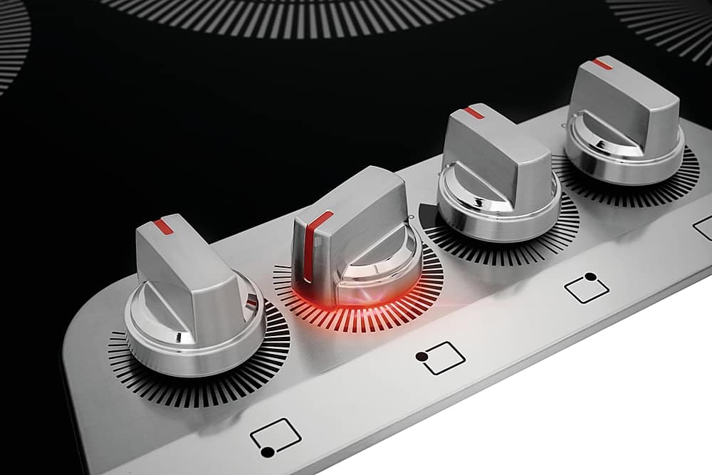 Left. Frigidaire - Gallery 30 inch Built-In Electric Cooktop - Stainless Steel.