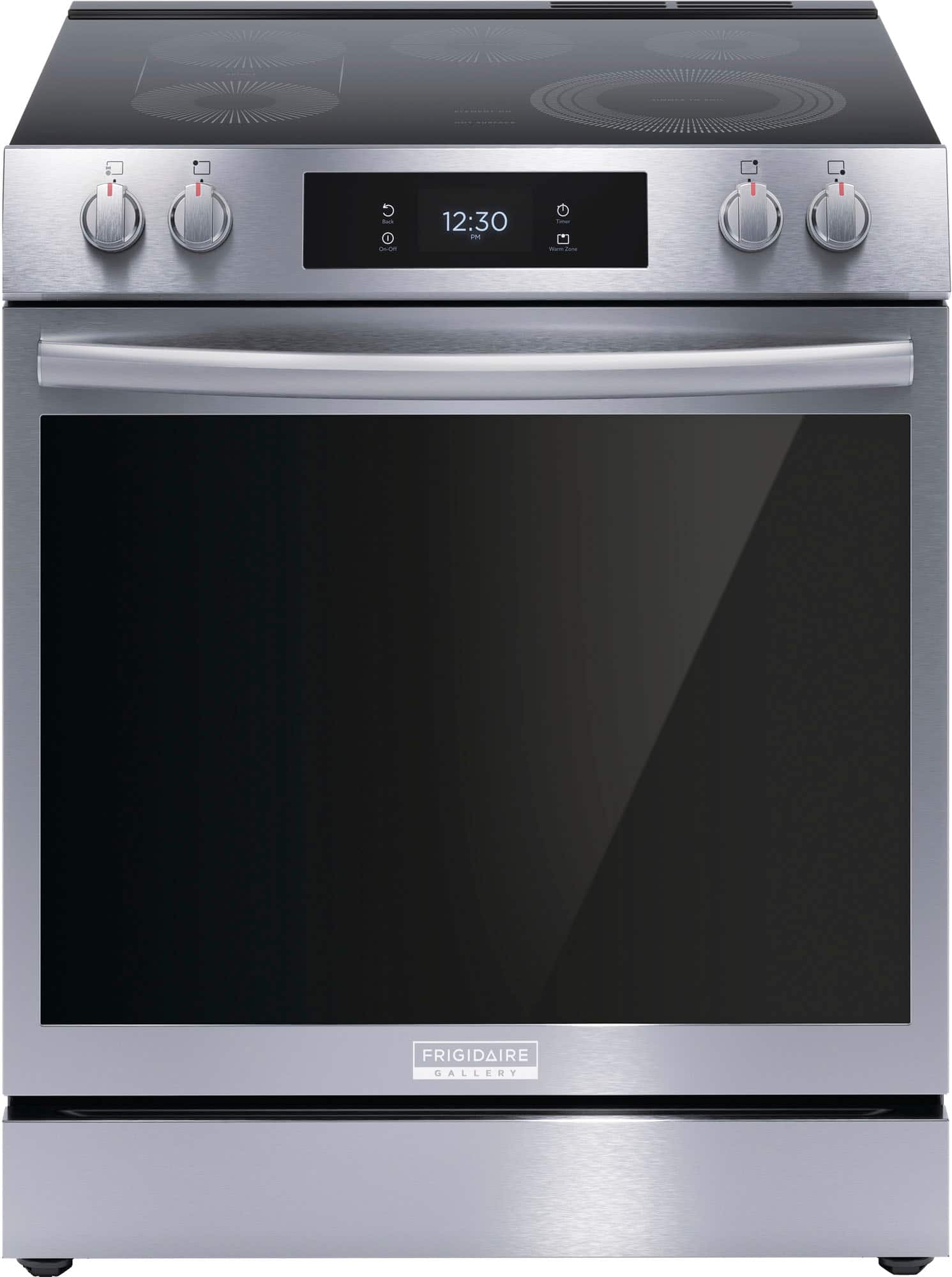 Frigidaire - Gallery 6.2 Cu. Ft. Freestanding Electric Total Convection Range with Self-cleaning and Air Fry - Stainless Steel