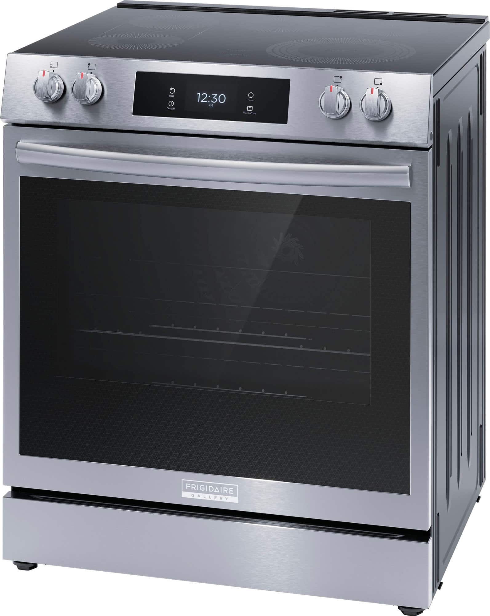Alt View 13. Frigidaire - Gallery 6.2 Cu. Ft. Freestanding Electric Total Convection Range - Stainless Steel.