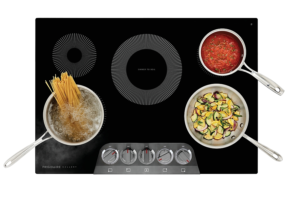 30 Electric Cooktop Black Stainless Steel-GCCE3070AD