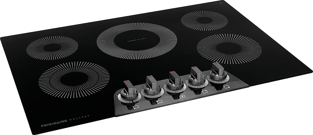 Alt View 14. Frigidaire - Gallery 30 inch Built-In Electric Cooktop - Black Stainless Steel.