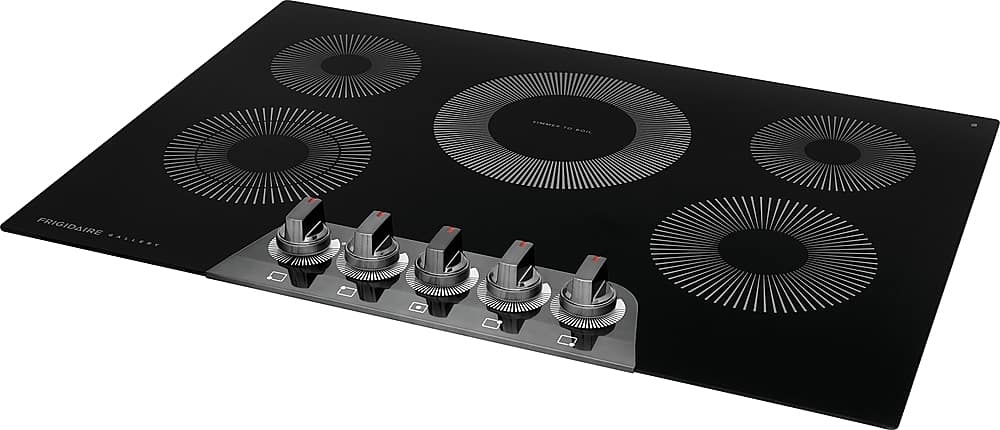 Alt View 15. Frigidaire - Gallery 30 inch Built-In Electric Cooktop - Black Stainless Steel.