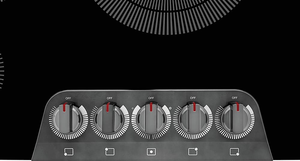 Alt View 11. Frigidaire - Gallery 36 inch Built-In Electric Cooktop - Black Stainless Steel.