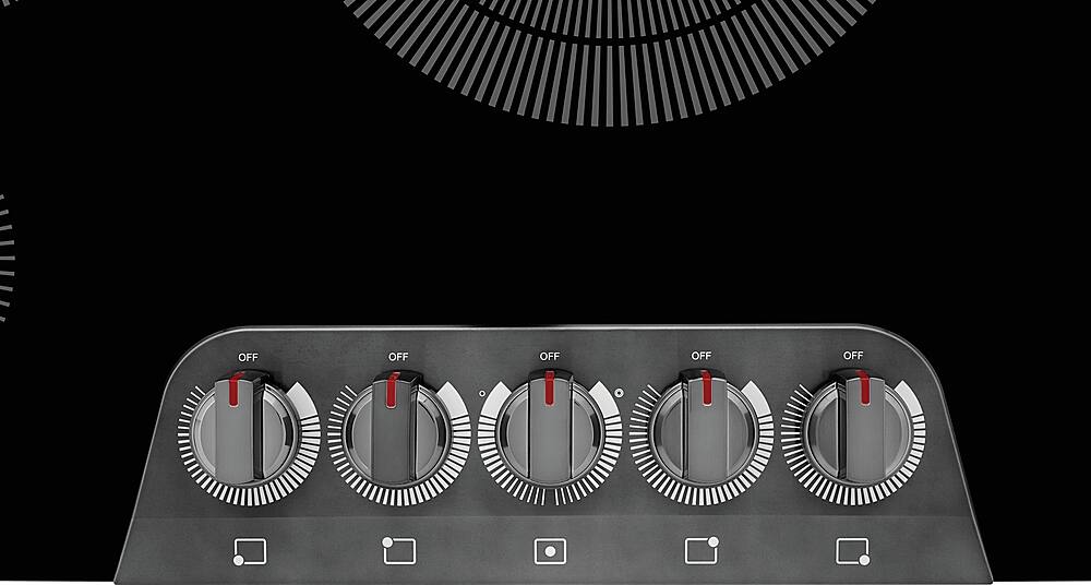 Alt View 11. Frigidaire - Gallery 36 inch Built-In Electric Cooktop - Black Stainless Steel.