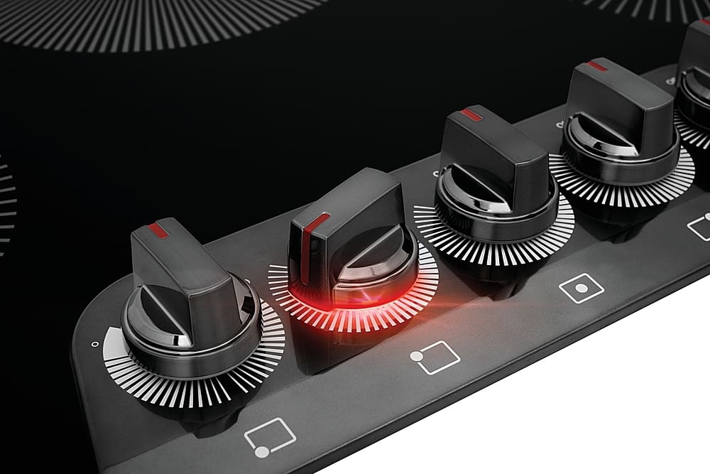 Alt View 13. Frigidaire - Gallery 36 inch Built-In Electric Cooktop - Black Stainless Steel.