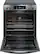 Left. Frigidaire - Gallery 6.2 Cu. Ft. Freestanding Electric Convection Range with Self Clean and Air Fry - Black Stainless Steel.