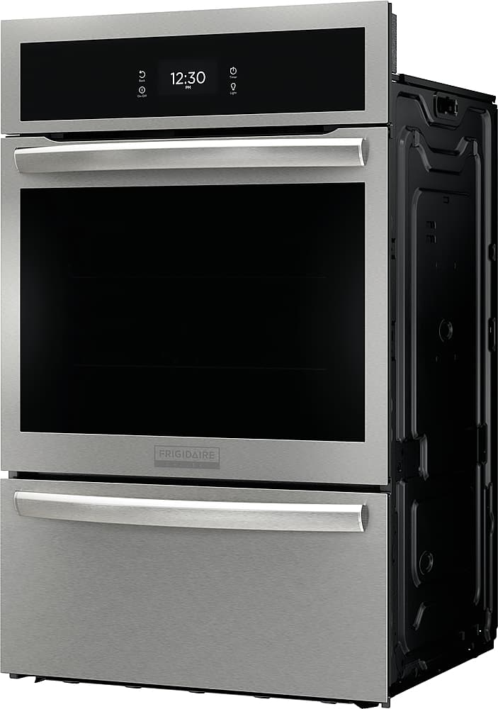 Alt View 11. Frigidaire - Gallery 24 inch Single Gas Wall Oven with Air Fry - Stainless Steel.