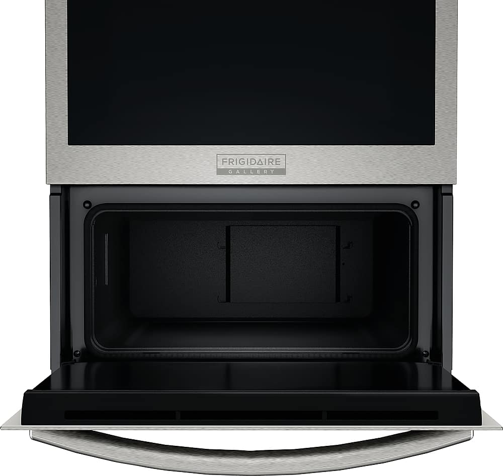 Alt View 1. Frigidaire - Gallery 24 inch Single Gas Wall Oven with Air Fry - Stainless Steel.