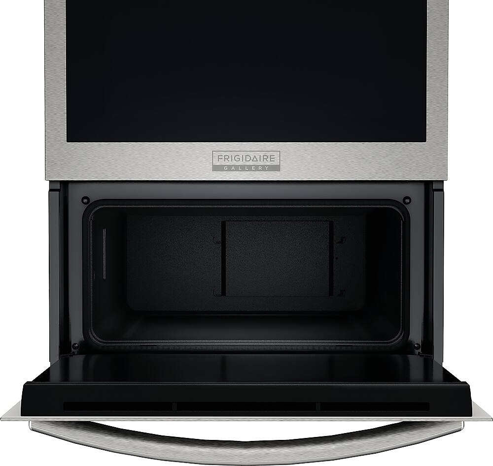 Alt View 1. Frigidaire - Gallery 24 inch Single Gas Wall Oven with Air Fry - Stainless Steel.