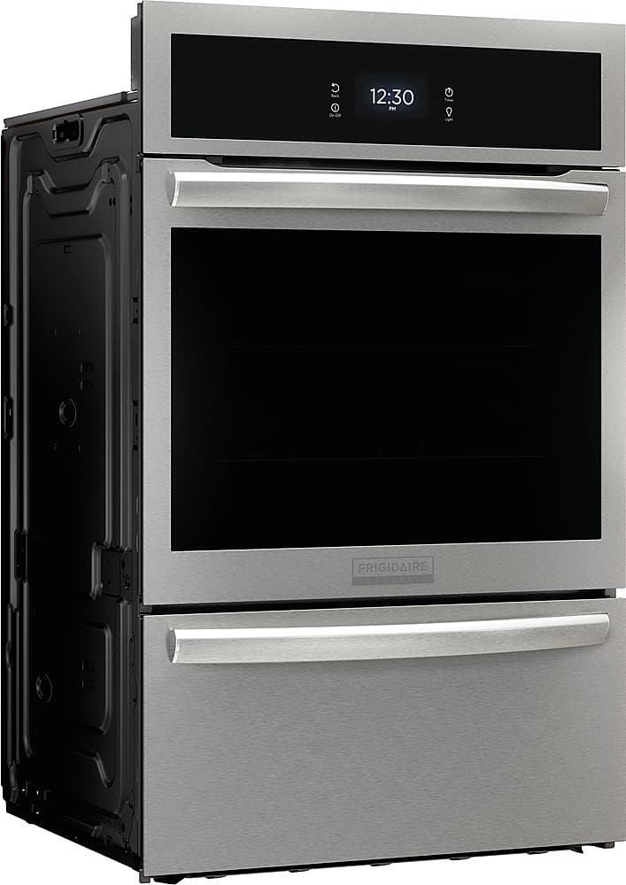 Alt View 2. Frigidaire - Gallery 24 inch Single Gas Wall Oven with Air Fry - Stainless Steel.