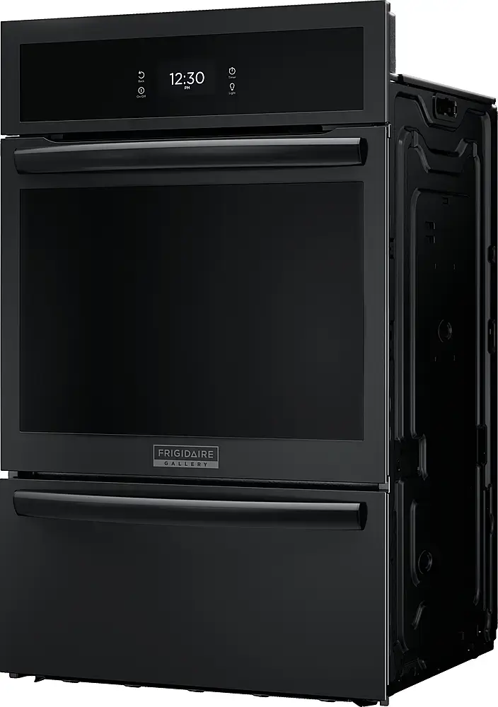 Alt View 11. Frigidaire - Gallery 24 inch Single Gas Wall Oven with Air Fry - Black.