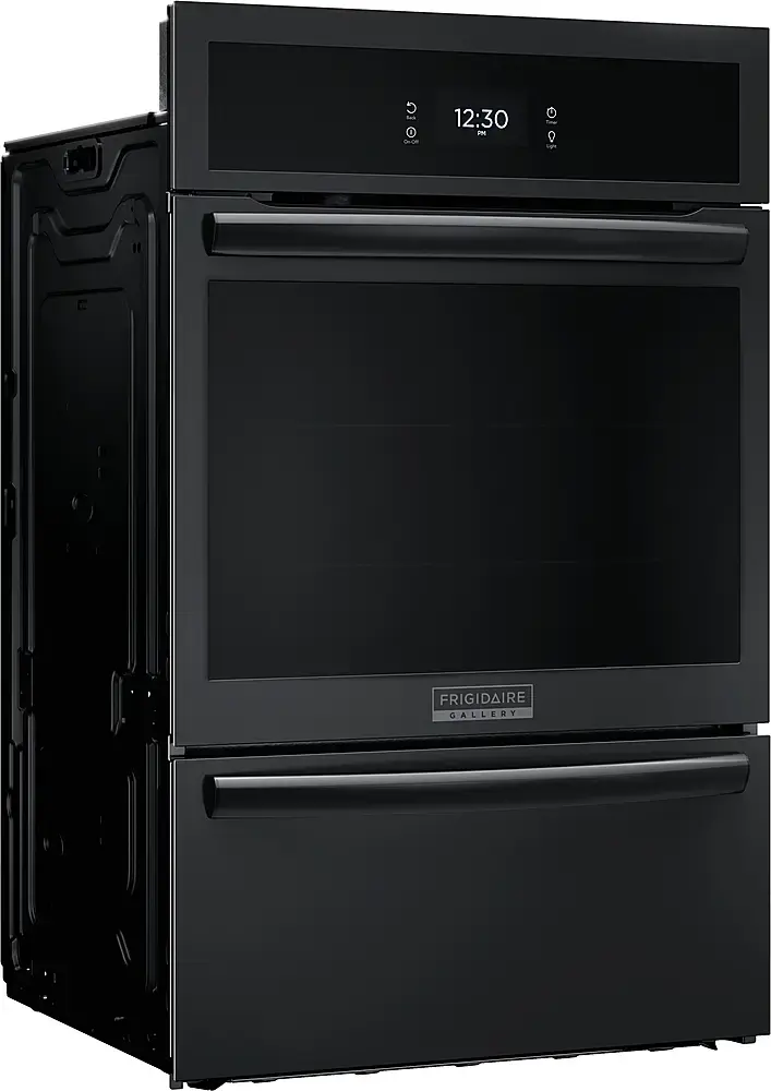 Alt View 2. Frigidaire - Gallery 24 inch Single Gas Wall Oven with Air Fry - Black.
