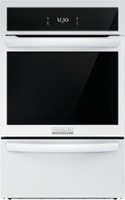 Frigidaire Gallery 24 inch Single Gas Wall Oven with Air Fry - White - Front_Zoom