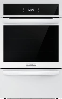 Frigidaire - Gallery 24 inch Single Gas Wall Oven with Air Fry - White
