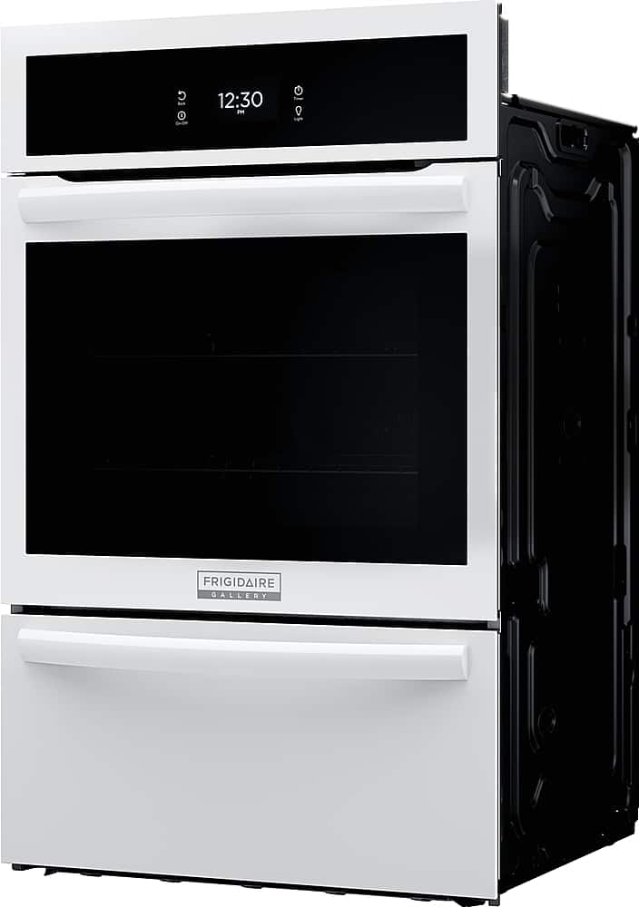 Alt View 11. Frigidaire - Gallery 24 inch Single Gas Wall Oven with Air Fry - White.