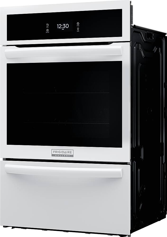 Alt View 11. Frigidaire - Gallery 24 inch Single Gas Wall Oven with Air Fry - White.