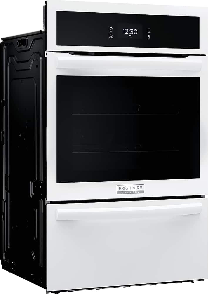 Alt View 2. Frigidaire - Gallery 24 inch Single Gas Wall Oven with Air Fry - White.