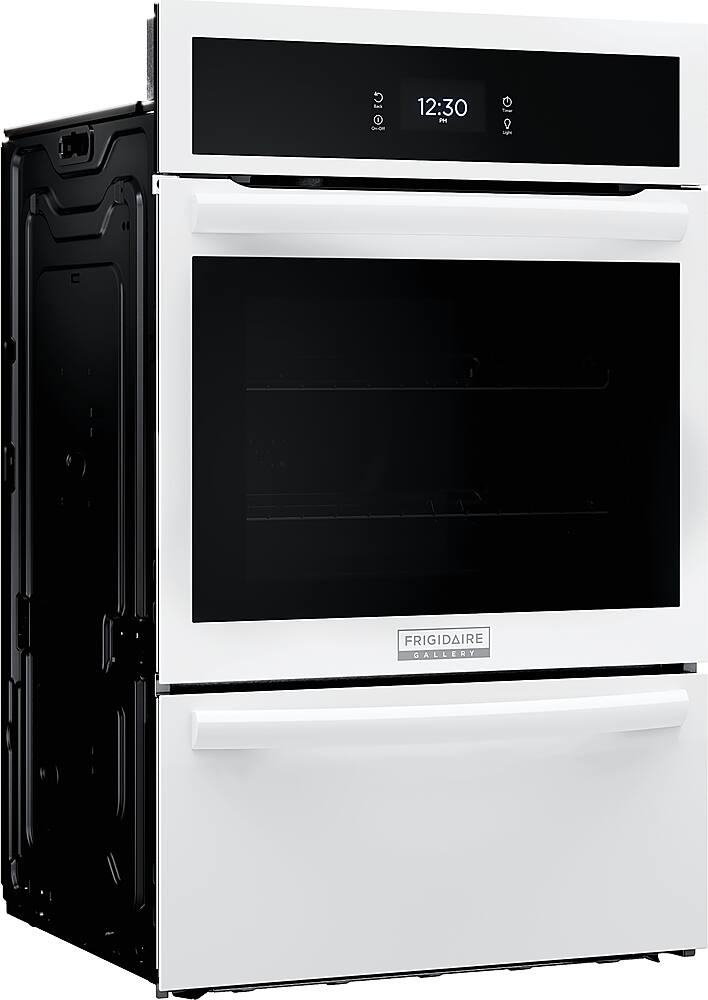 Alt View 2. Frigidaire - Gallery 24 inch Single Gas Wall Oven with Air Fry - White.