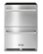 Front. Thor Kitchen - 5.4 Cu. Ft. Indoor Outdoor Refrigerator Drawers - Silver.
