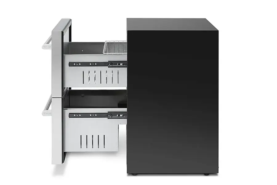 Alt View 18. Thor Kitchen - 5.4 Cu. Ft. Indoor Outdoor Refrigerator Drawers - Silver.