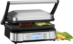 Cuisinart - Countertop Indoor Contact Griddler with Smoke-Less Mode GR-6SP1 - Stainless Steel - Alt_View_Zoom_11