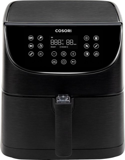 Front. Cosori - Pro Gen 2 5.8 qt Smart Air Fryer, CS169-AF - Black.