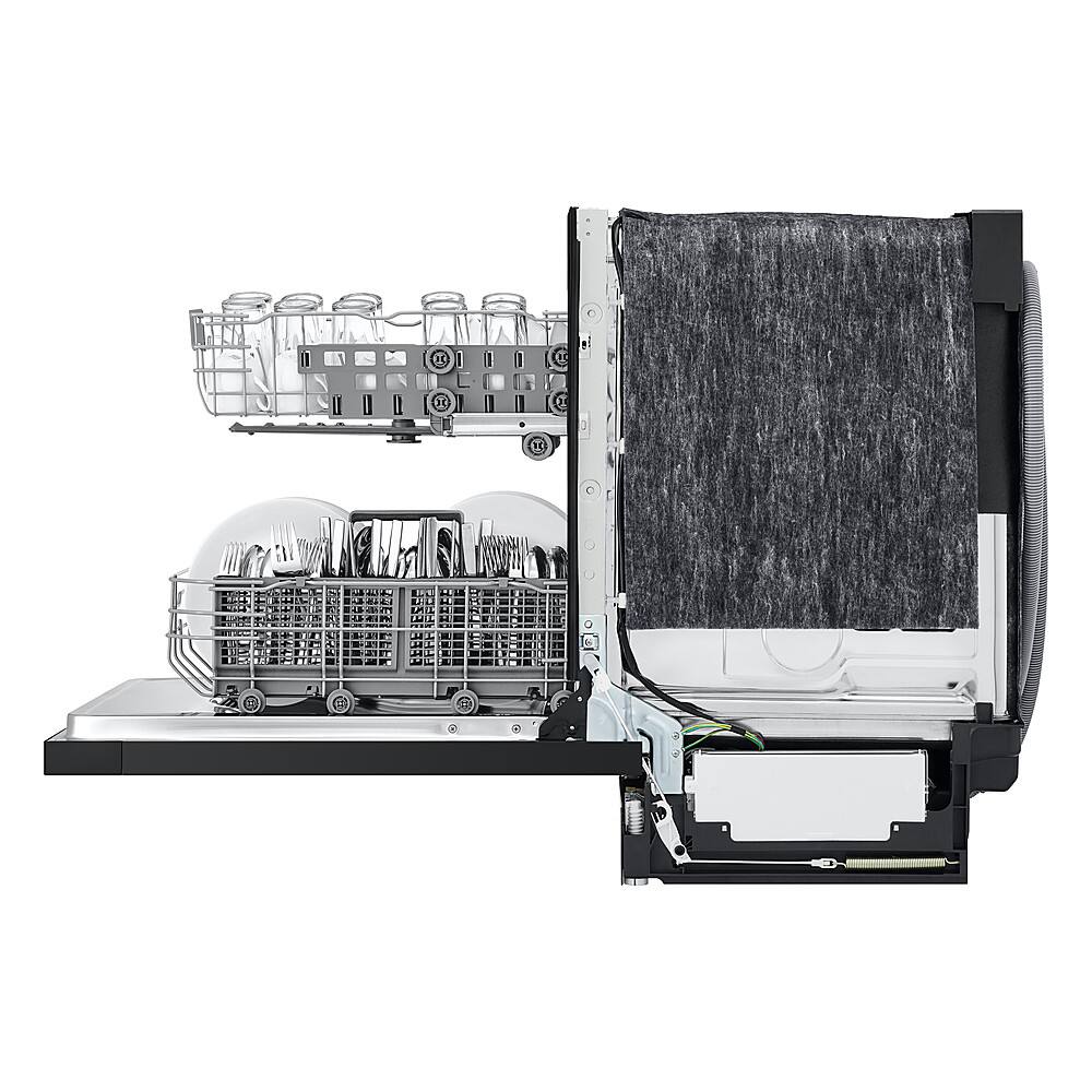 Alt View 22. LG - 24" Front Control Built-In Stainless Steel Tub Dishwasher with SenseClean and 52 dBA - Black.