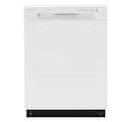 LG - 24-in Front Control Built-In Stainless Steel Tub Dishwasher with SenseClean and 52dBA - White