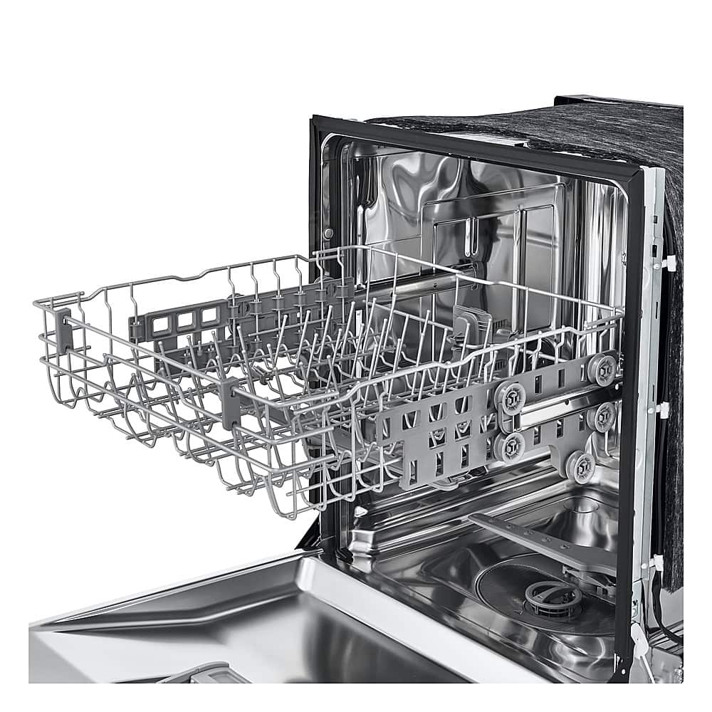 Alt View 21. LG - 24" Front Control Built-In Stainless Steel Tub Dishwasher with SenseClean and 52 dBA - White.