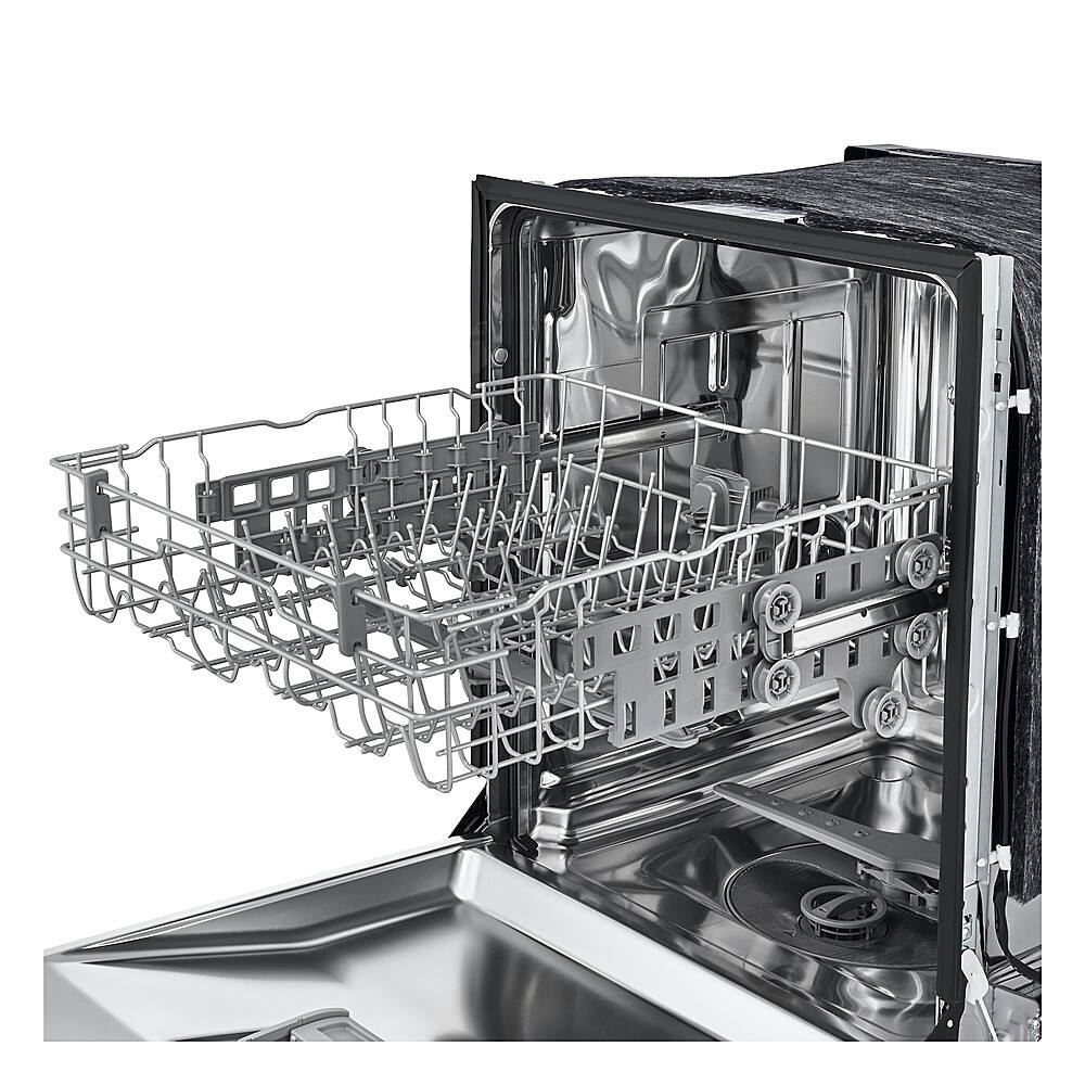 Alt View 21. LG - 24" Front Control Built-In Stainless Steel Tub Dishwasher with SenseClean and 52 dBA - White.