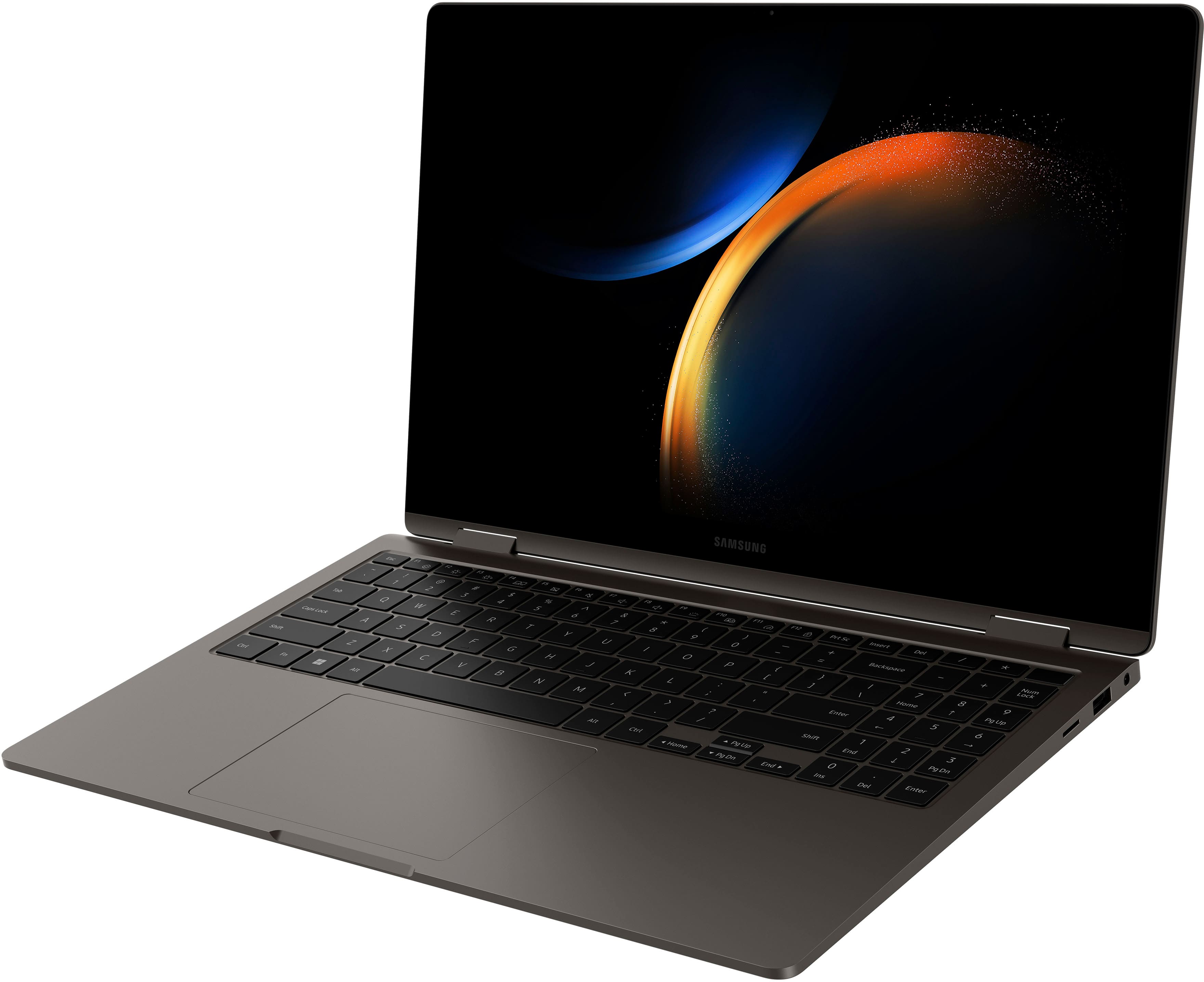 Alt View 12. Samsung - Galaxy Book3 360 2-in-1 15.6" FHD AMOLED Touch Screen Laptop - Intel 13th Gen Evo Core i7-1360P - 16GB Memory -512GB SSD - Graphite.