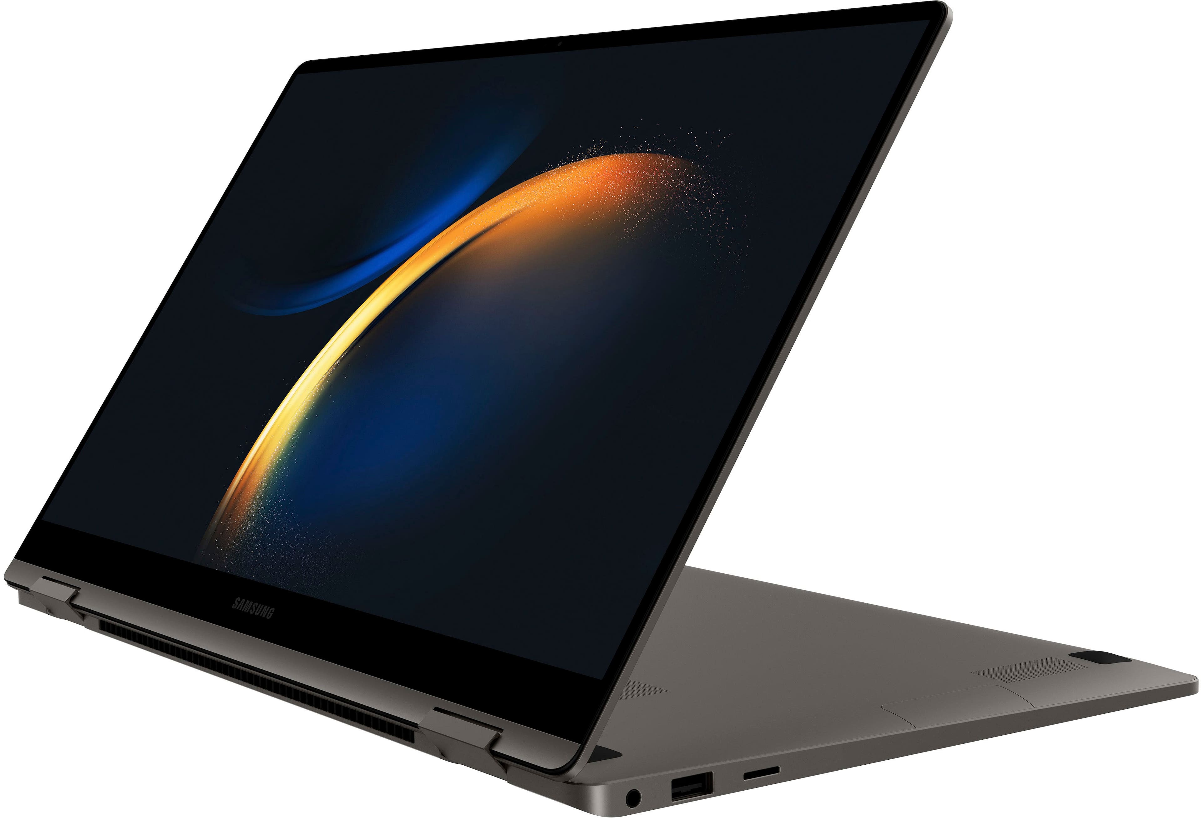 Alt View 29. Samsung - Galaxy Book3 360 2-in-1 15.6" FHD AMOLED Touch Screen Laptop - Intel 13th Gen Evo Core i7-1360P - 16GB Memory -1TB SSD - Graphite.