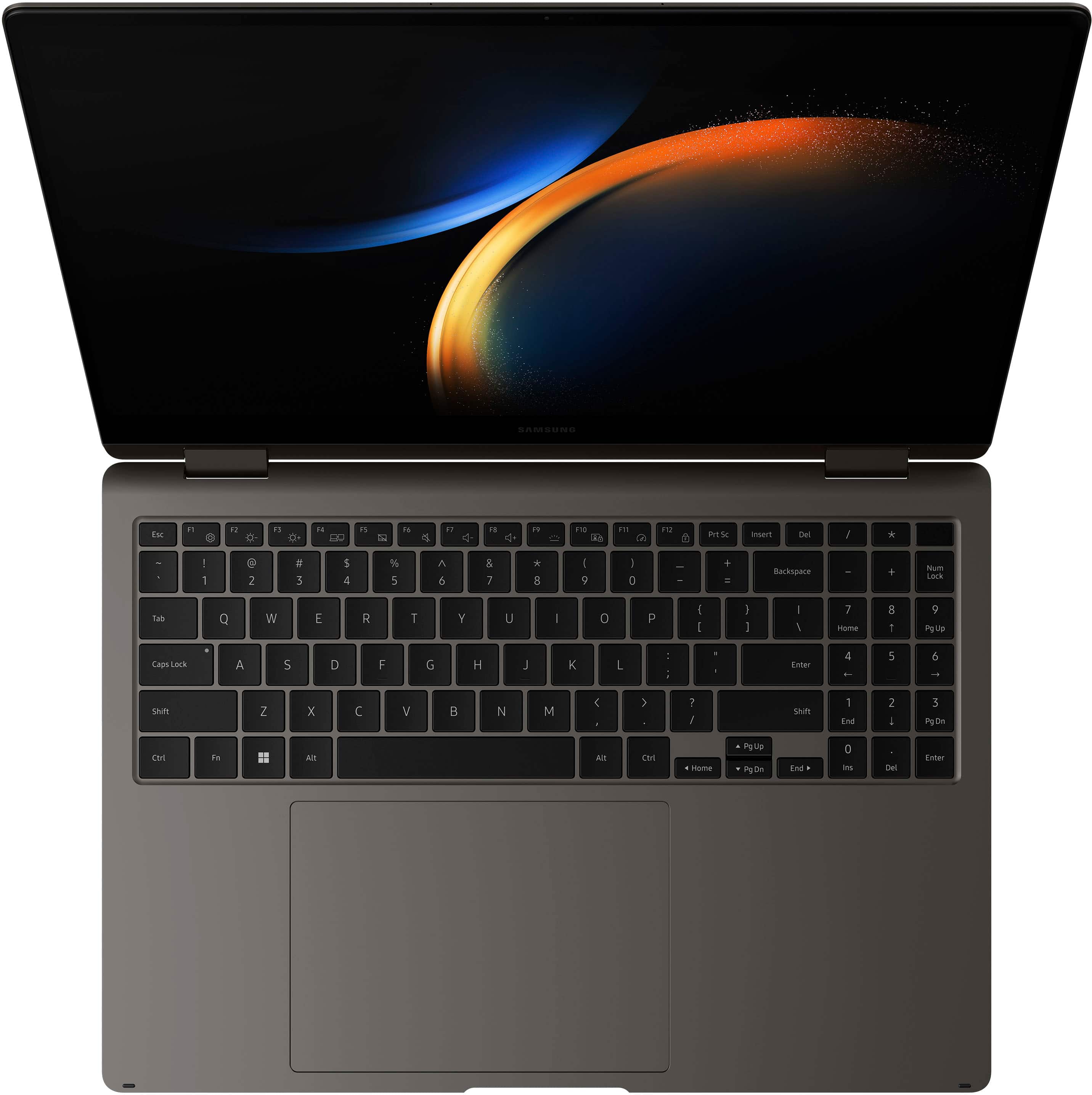 Alt View 17. Samsung - Galaxy Book3 Pro 360 2-in-1 16" 3K AMOLED Touch Screen Laptop - Intel 13th Gen Evo Core i7-1360P - 16GB Memory - 1TB SSD - Graphite.